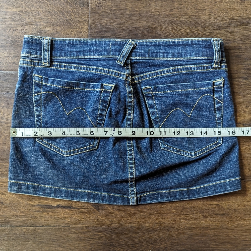 Denim Mini Skirt - Picture 6 of 11